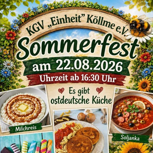 Sommerfest in der KGA "Einheit" in Köllme